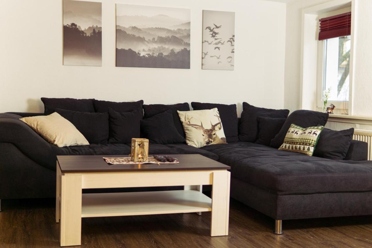 Apartment Hirsch: Wohnung Fuer Die Ganze Familie Mit Disney+ 브라운라제 외부 사진